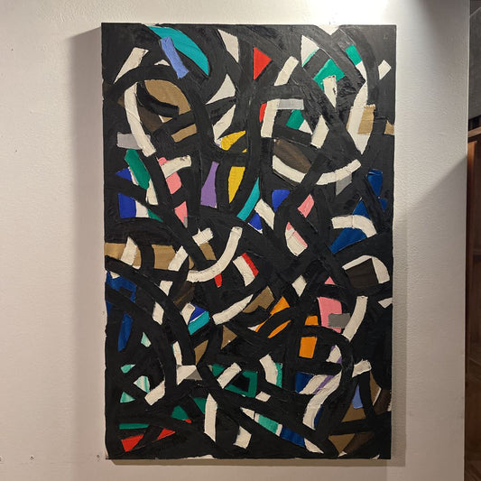 Geometric Abstract Painting Lg.