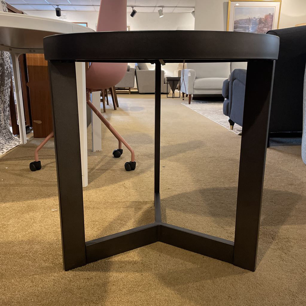 Round Metal & Wood Side Table C SIDE TABLES