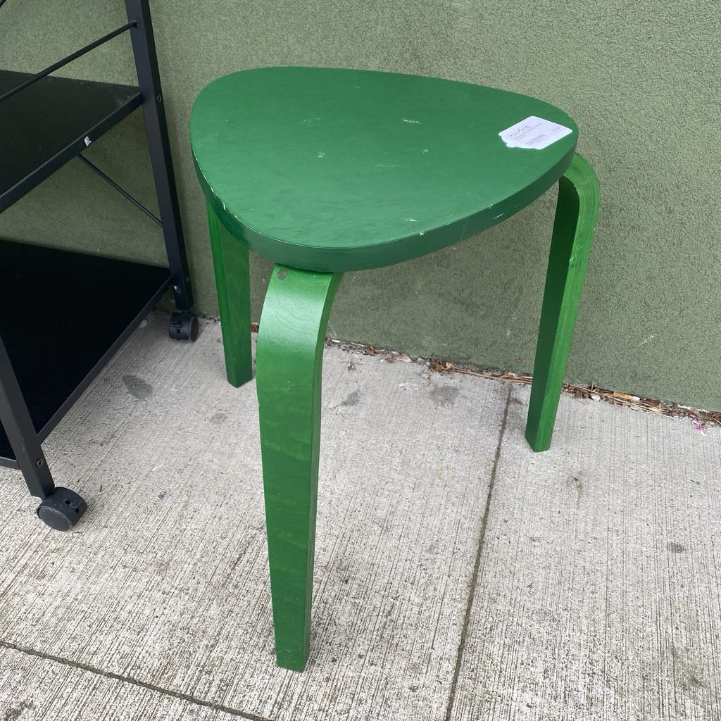 Green Bent Ply Guitar Pick Side Table