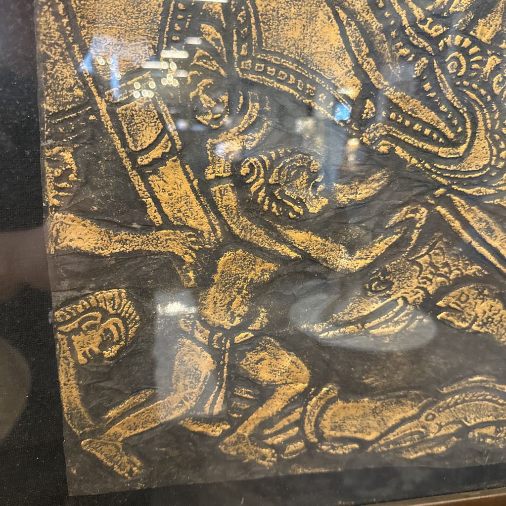 Vintage Thai Temple Rubbing