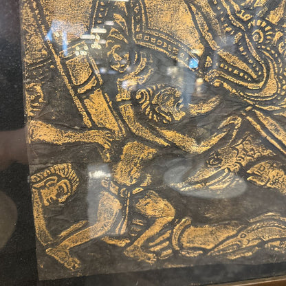 Vintage Thai Temple Rubbing