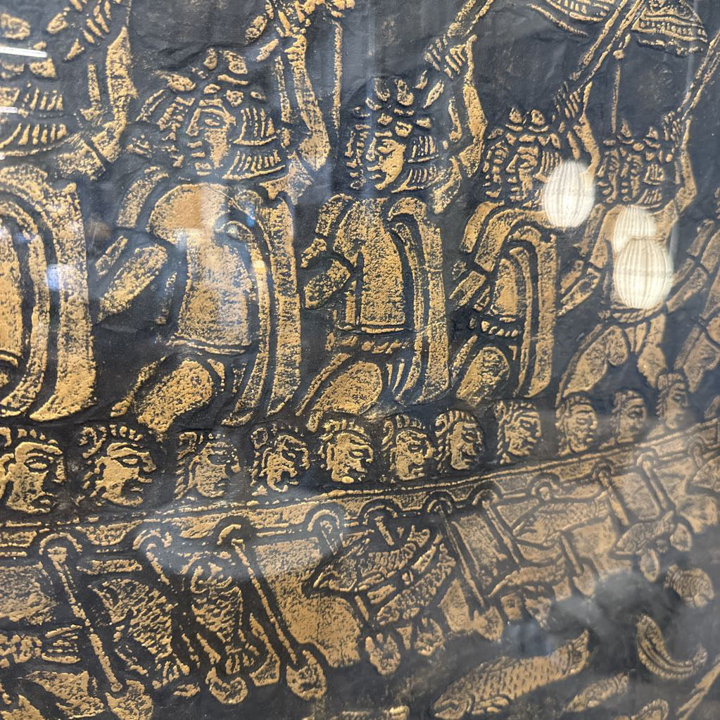 Vintage Thai Temple Rubbing