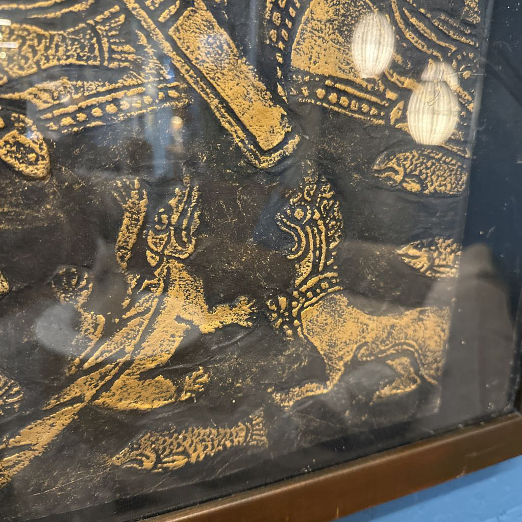Vintage Thai Temple Rubbing