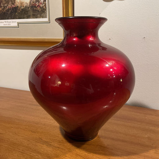 Lg. Candy Red Spanish Vase SMALLS