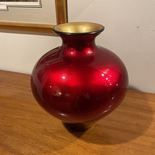 Lg. Candy Red Spanish Vase SMALLS