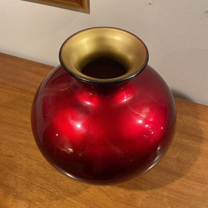 Lg. Candy Red Spanish Vase SMALLS