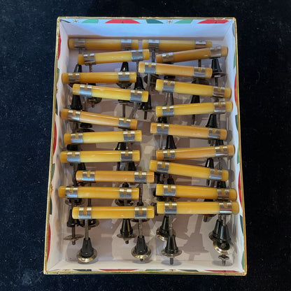 20 Vint. Butterscotch Bakelite Art Deco Pulls UNIQUE FINDS