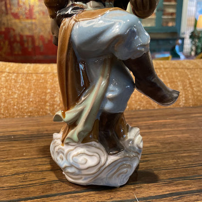 Shiwan Ceramic Sun Wukong Figurine (AS IS)