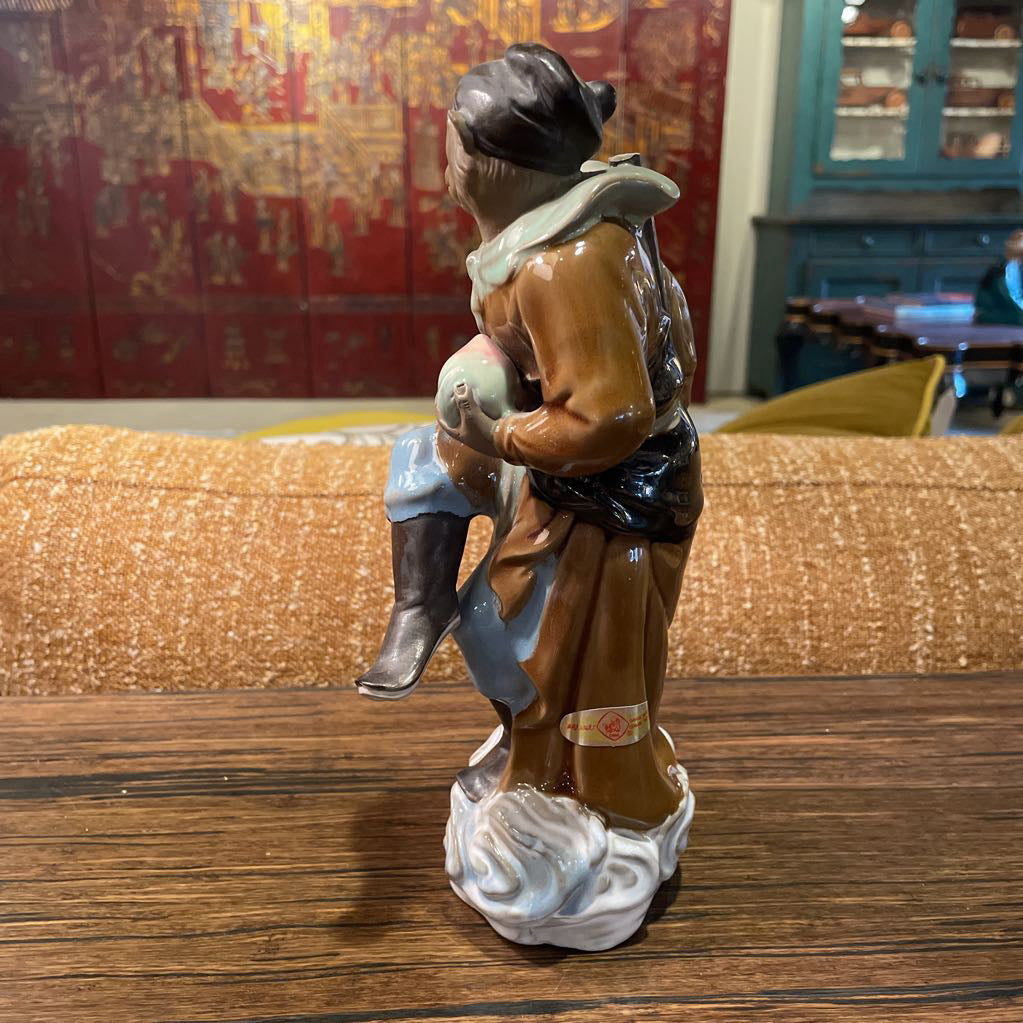 Shiwan Ceramic Sun Wukong Figurine (AS IS)