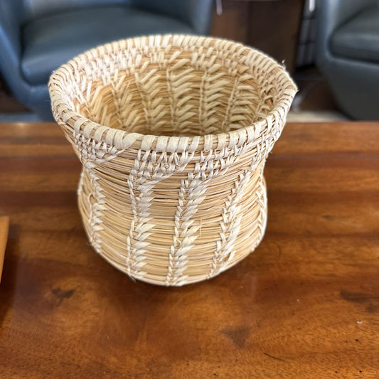 Alaskan Made Pine Woven Basket SMALLS