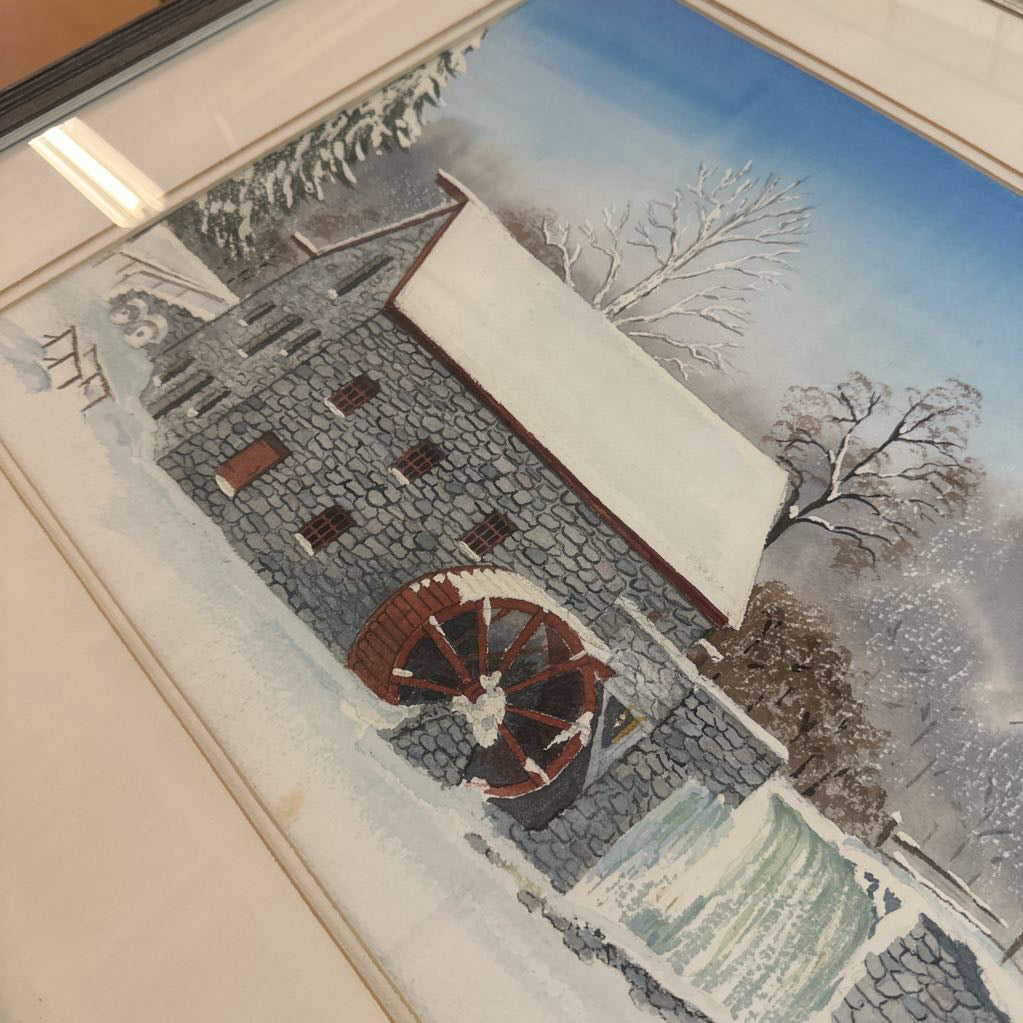 Original Watermill Artwork by M. Callaway ART