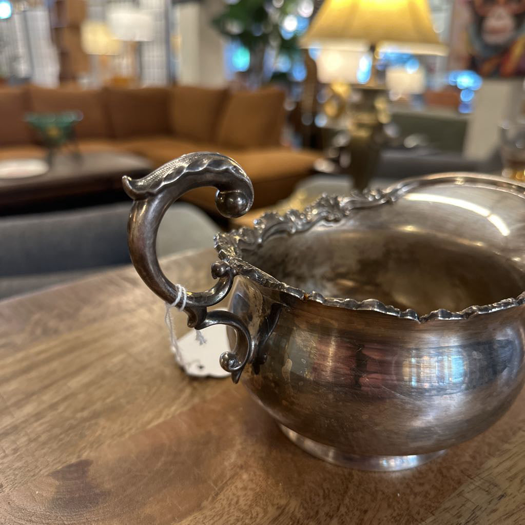 Small Ornate Silver Pitcher