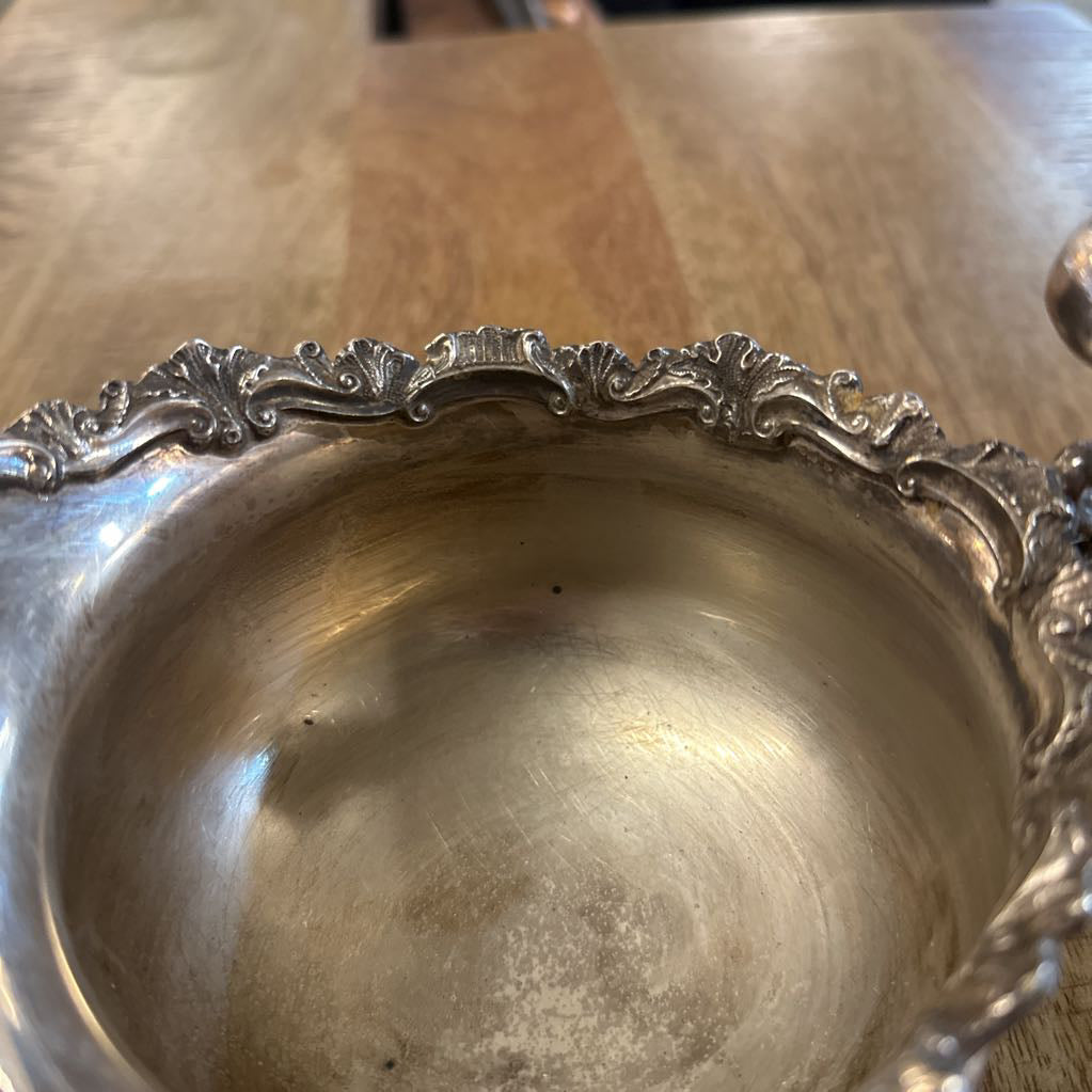 Small Ornate Silver Pitcher