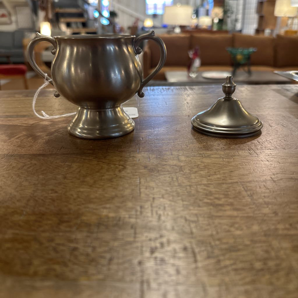 Small Silver Vessel w/ Lid SMALLS