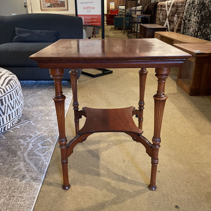Victorian Style Cherry 2 Tier Side Table C SIDE TABLES