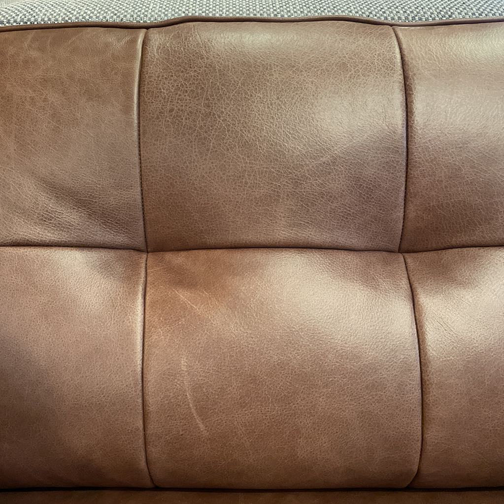 Odense Coffee Leather Sofa