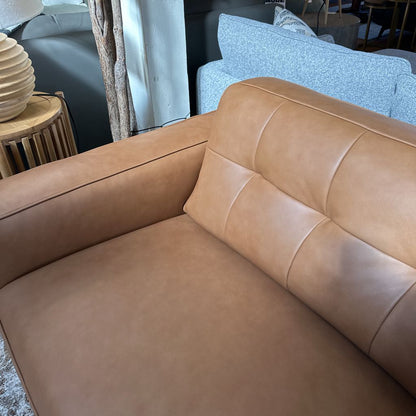 Odense Chocolate Leather Sofa U SOFAS