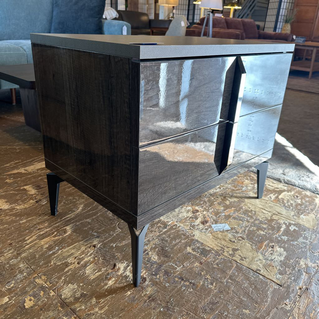 Alf Italia High Gloss 2 Drawer Nightstand C NIGHTSTANDS
