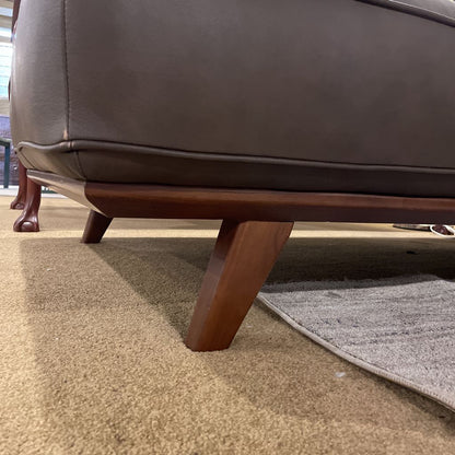 Odense Chocolate Leather LAF Sectional U SECTIONALS LAF