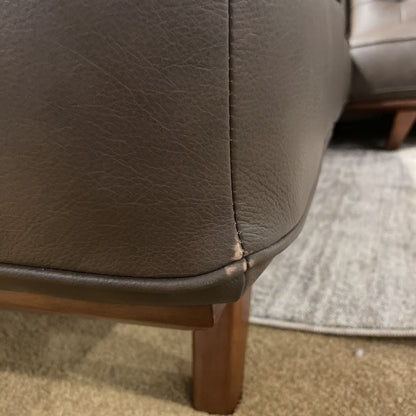 Odense Chocolate Leather LAF Sectional U SECTIONALS LAF