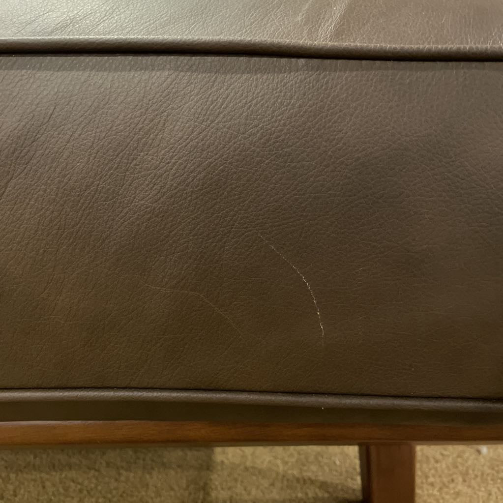 Odense Chocolate Leather LAF Sectional U SECTIONALS LAF