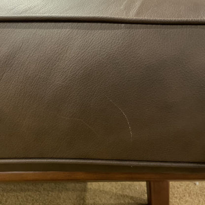 Odense Chocolate Leather LAF Sectional U SECTIONALS LAF