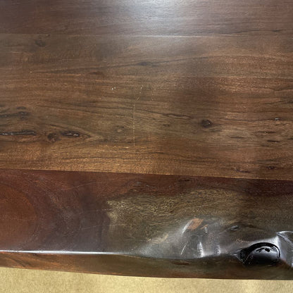 Eberhard Wood and Steel Console Table