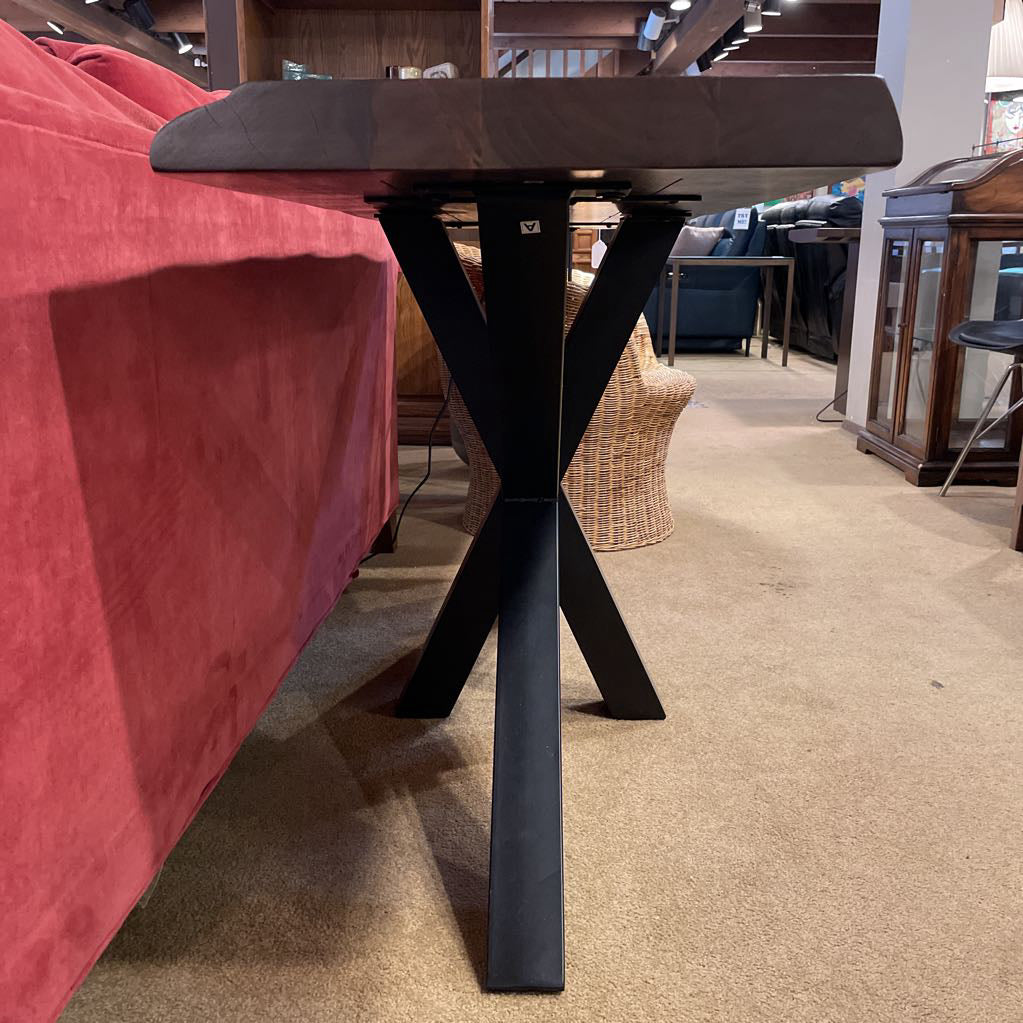 Eberhard Wood and Steel Console Table