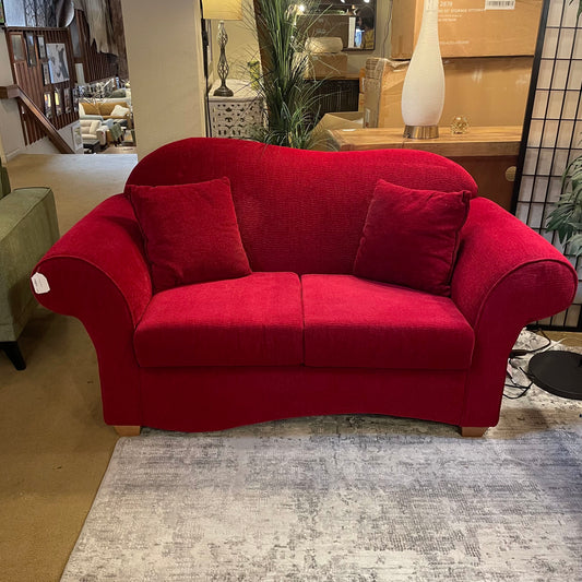 Cute Red Loveseat U LOVESEATS