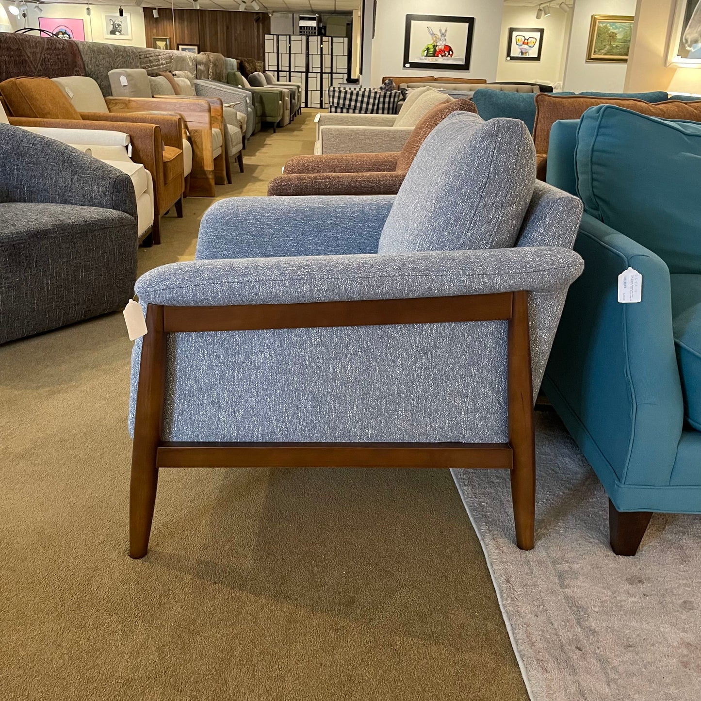 Orinoco Azure Chair U ACCENT CHAIRS
