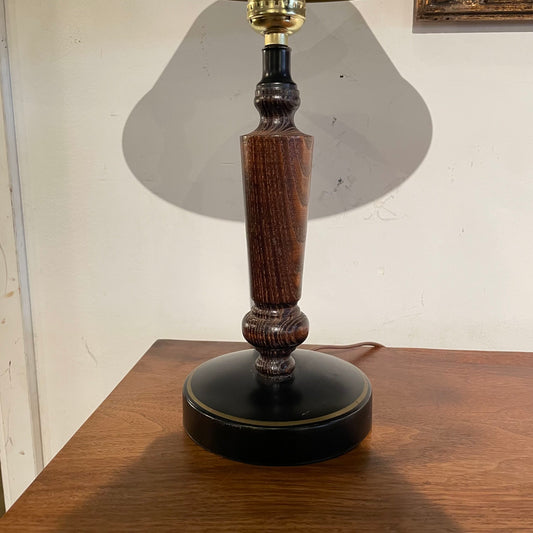 Black Shade Colonial Table Lamp LAMPS