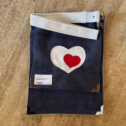 Vint. (New Old Stock) Lady London Heart Bag SMALLS