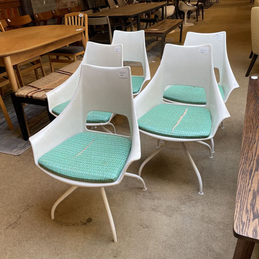 Daystrom Mid Century Dining Chairs SET of 5 C DINING CHAIRS