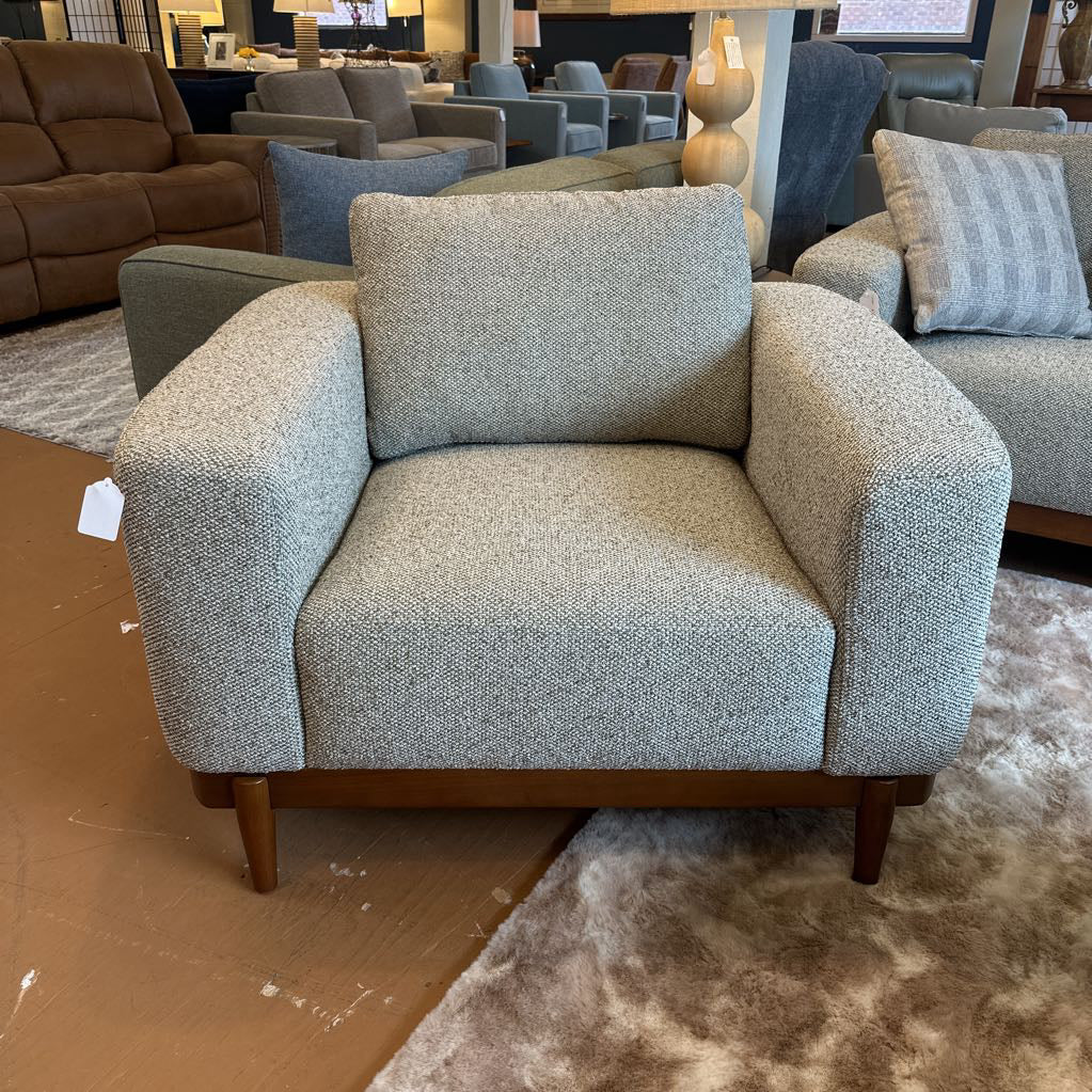Milan Olive Moss Arm Chair