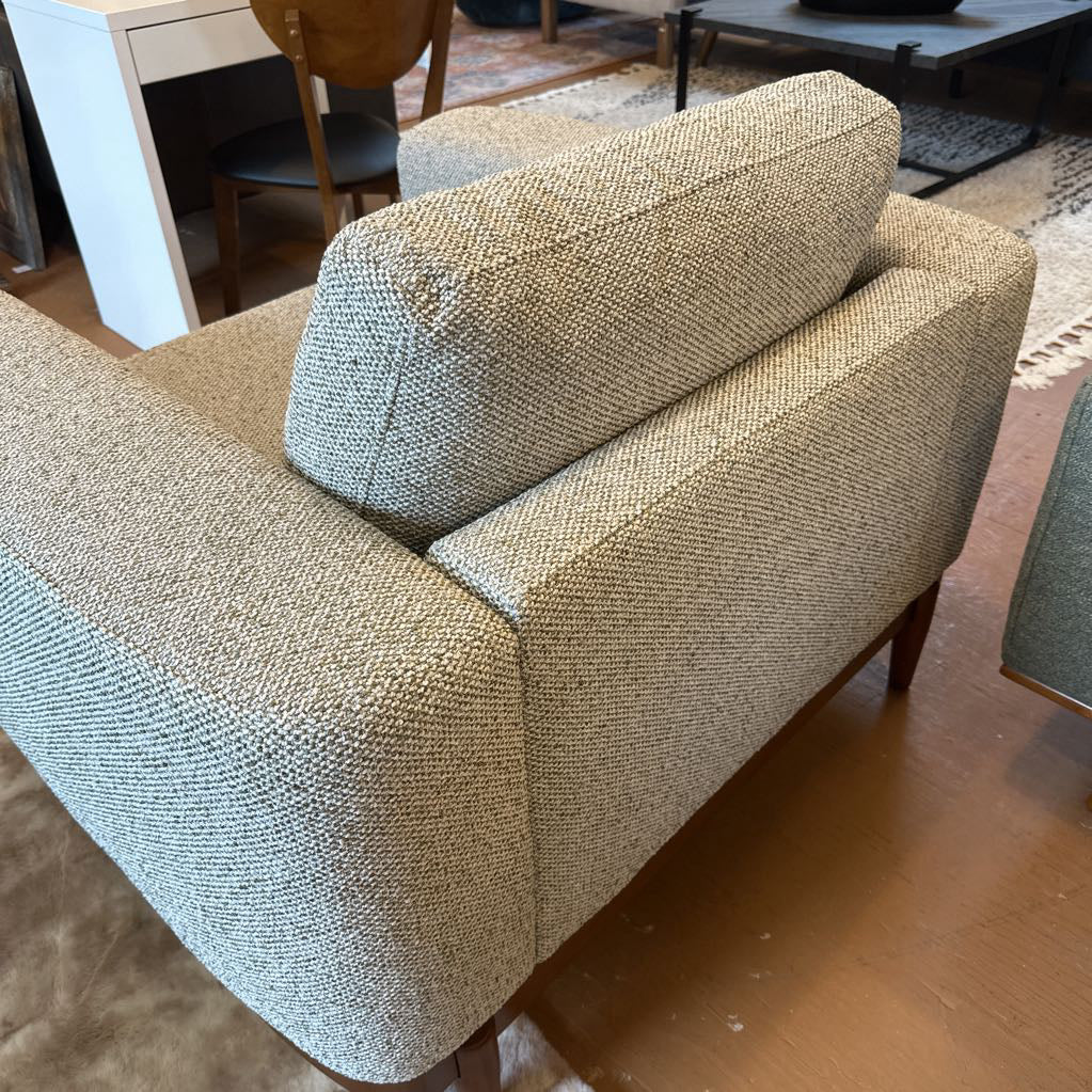 Milan Olive Moss Arm Chair