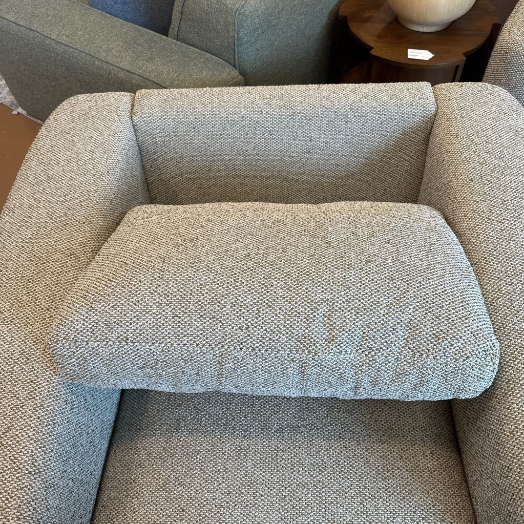 Milan Olive Moss Arm Chair