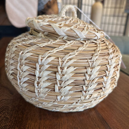 Alaskan Made Basket w/ Lid SMALLS