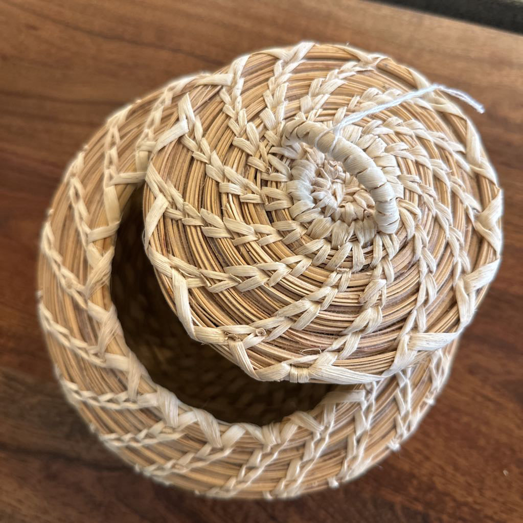 Alaskan Made Basket w/ Lid SMALLS