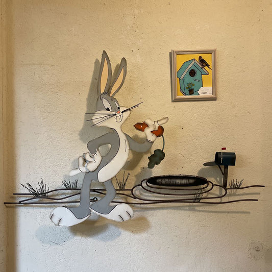 C. Jere Artisan Bugs Bunny @ Home Metal Wall Sculpture ART