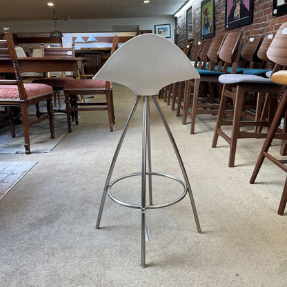 STUA ONDA Orange + White Swivel Stool C STOOLS