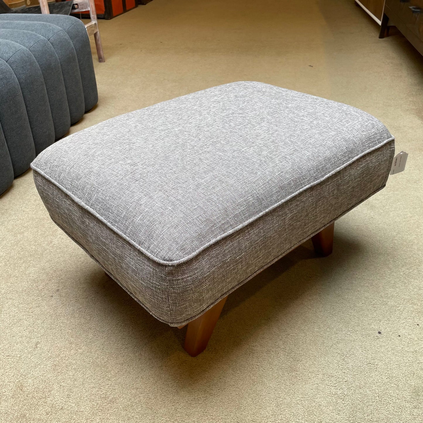 Odense Silver Ottoman