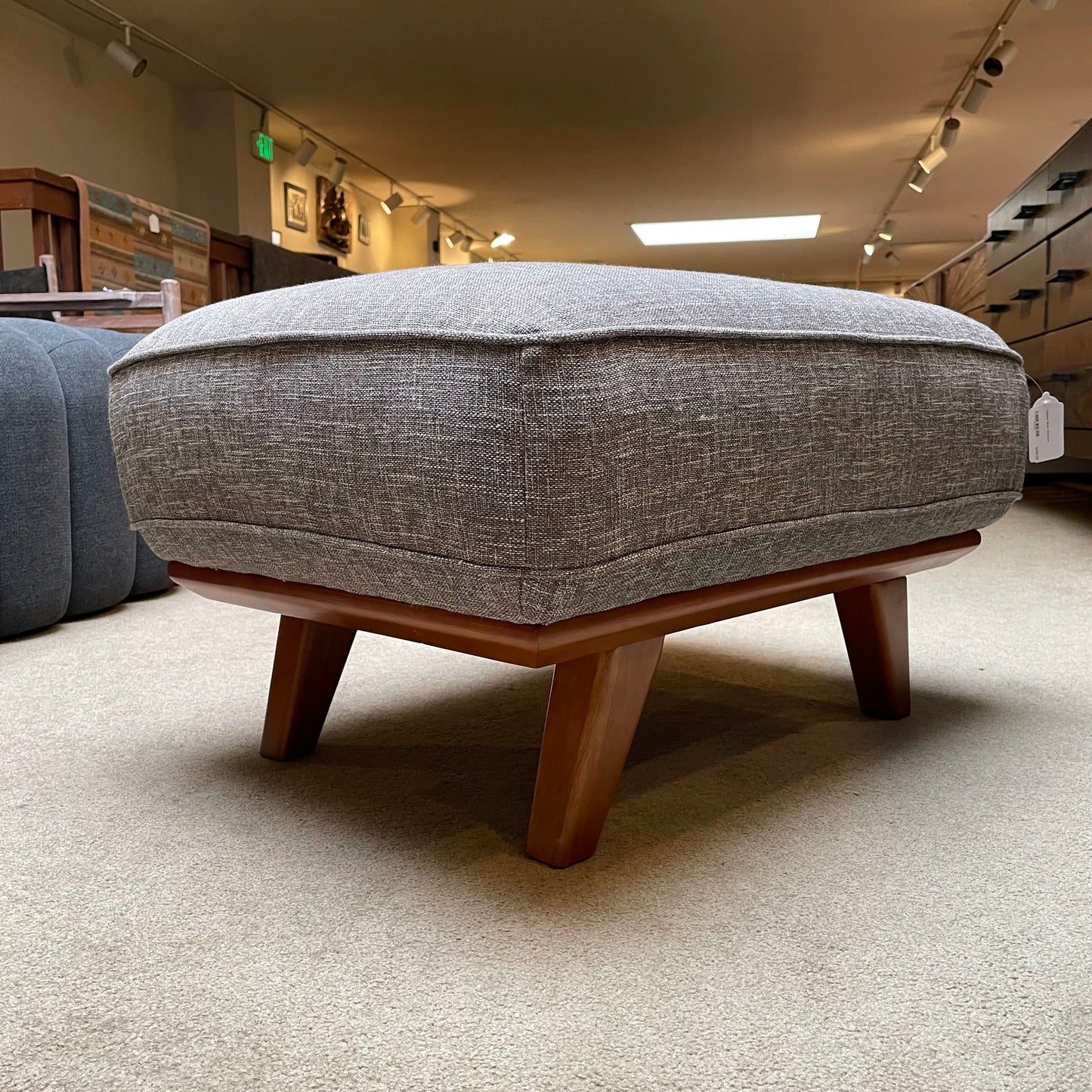 Odense Silver Ottoman