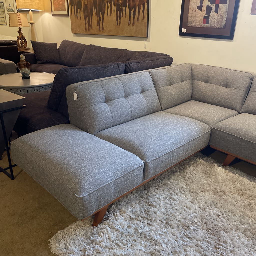 Odense Silver LAF Sectional