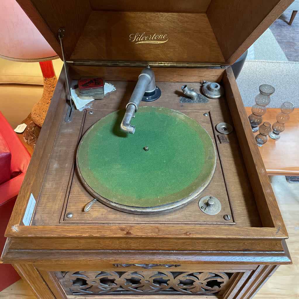 Antique Silvertone Phonograph