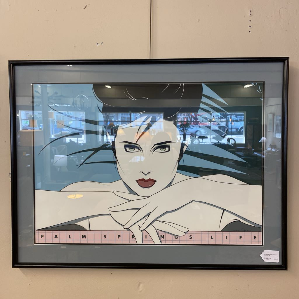 PATRICK NAGEL PALM SPRINGS LIFE PRINT ART