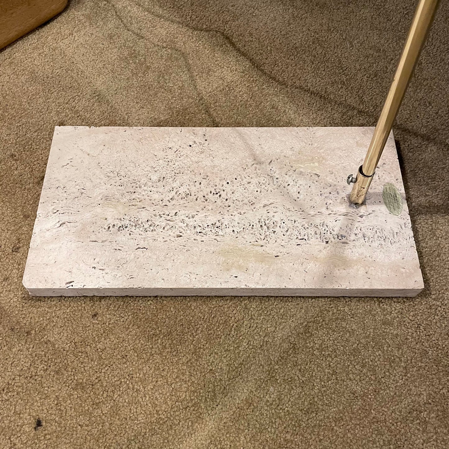 Marble Base Golden Arch Lamp