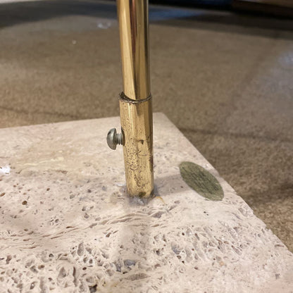 Marble Base Golden Arch Lamp