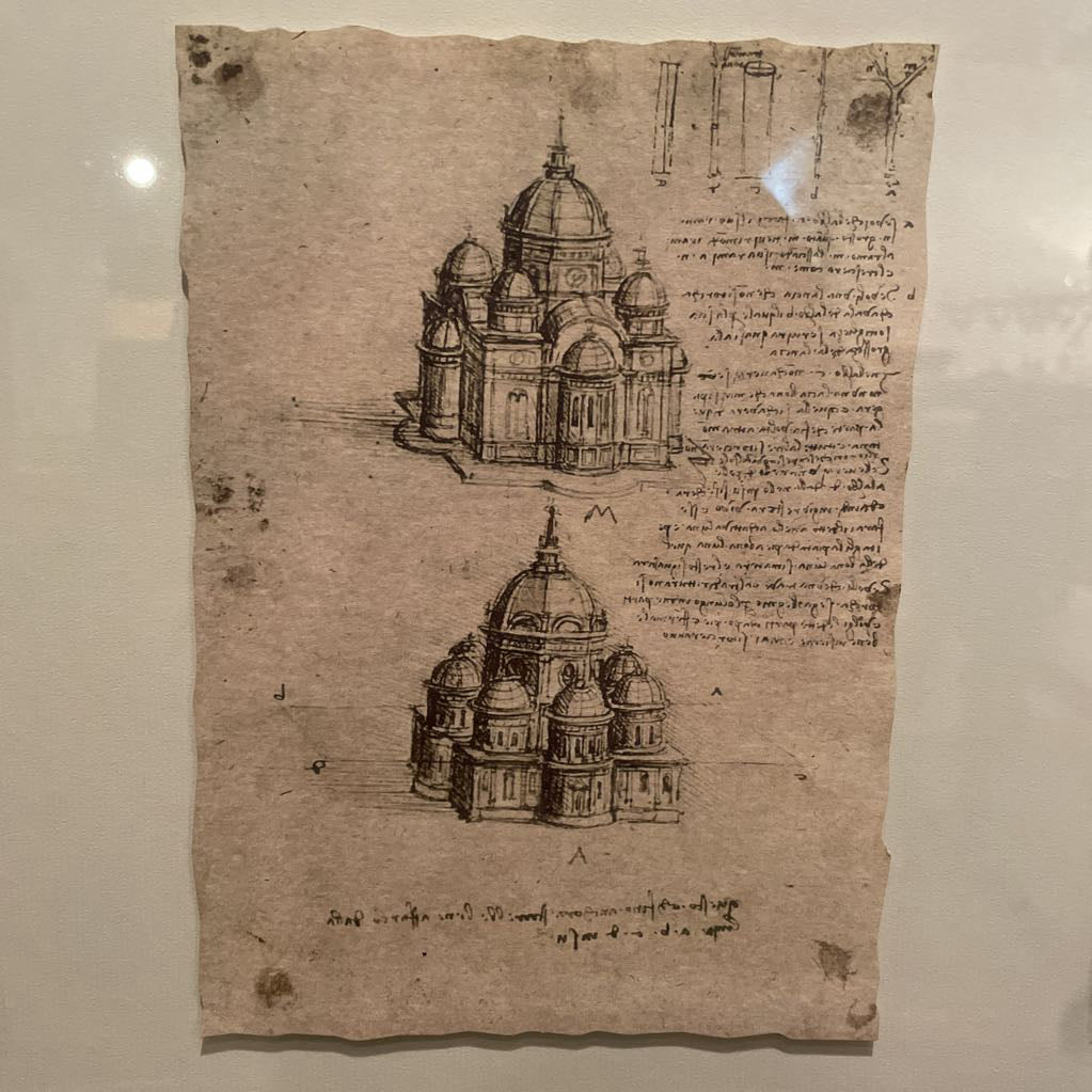 Leonardo de Vinci Shadowbox Sketch Art Series ART
