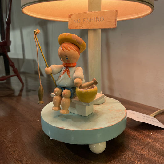 Folk Fisherman Nursary Table Lamp