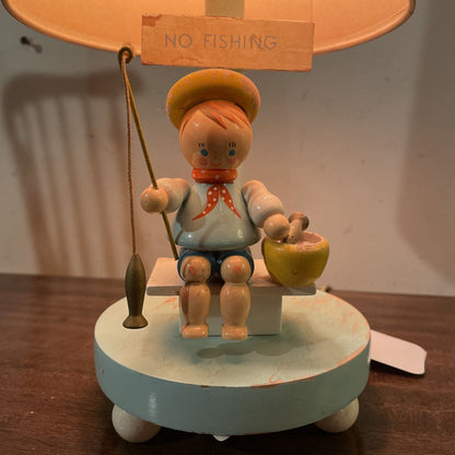 Folk Fisherman Nursary Table Lamp